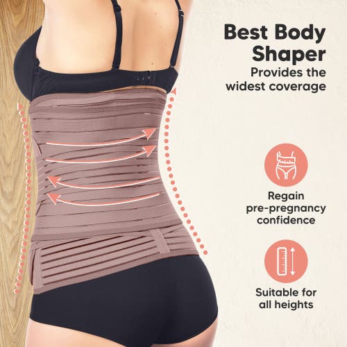 Keababies Revive 3-in-1 Postpartum Recovery Support Belt In Dusty Plum