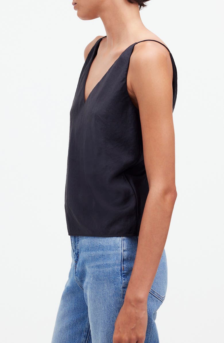 Madewell V-Neck Satin Camisole Top, Alternate, color, 