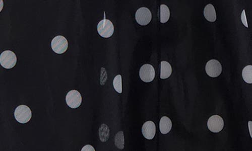 ELIZA J ELIZA J POLKA DOT RUCHED CHIFFON GOWN