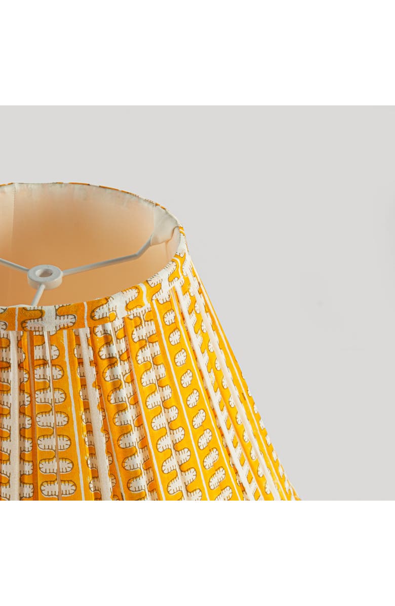 Mela Artisans Meadow Striped Handblocked Lampshade, Alternate, color, Striped