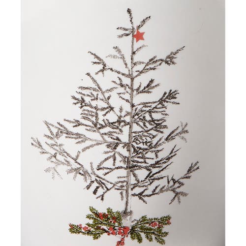 Tag Farmhouse Christmas Tree Mug In White