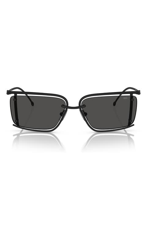 57mm Rectangular Sunglasses
