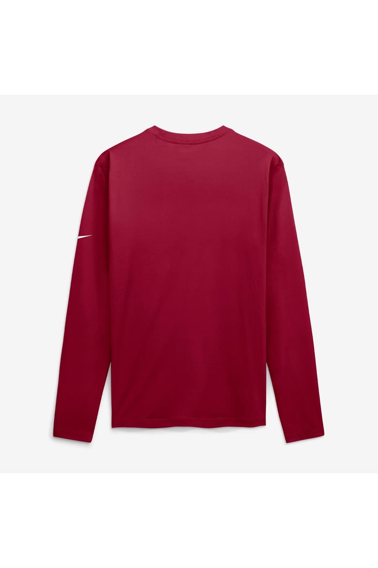 Men's Nike Burgundy Washington Commanders Legend Icon Dri-FIT Long Sleeve T-Shirt, Alternate, color, Burgundy