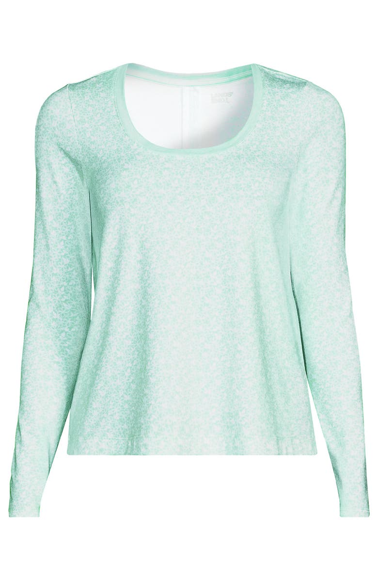 Lands' End Power Performance Long Sleeve Scoopneck Tee, Alternate, color, 