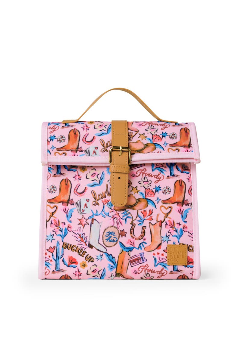 The Somewhere Co Buckle Up Lunch Satchel, Main, color, Buckle Up