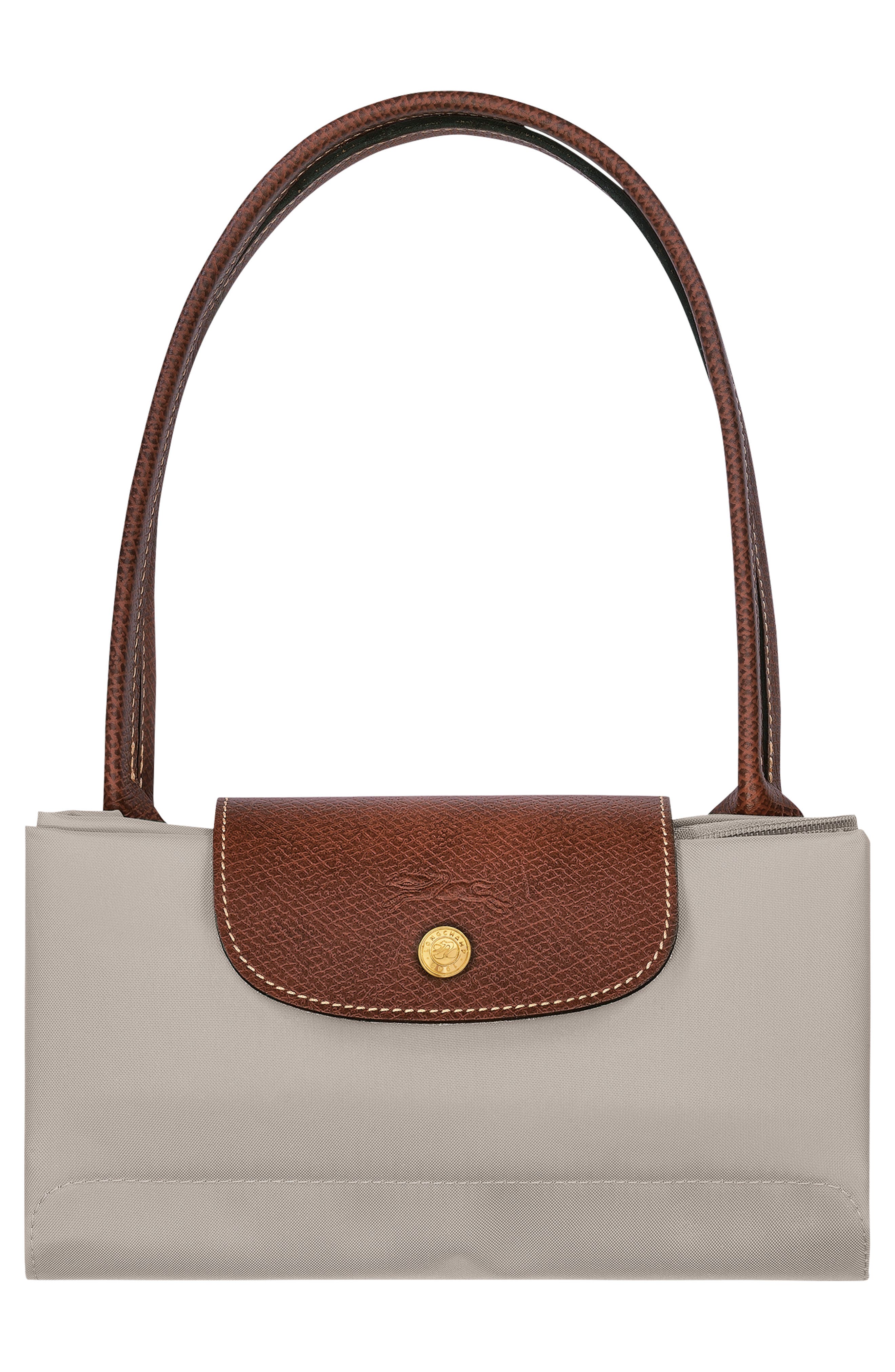Large Le Pliage Tote, Alternate, color, PEBBLE