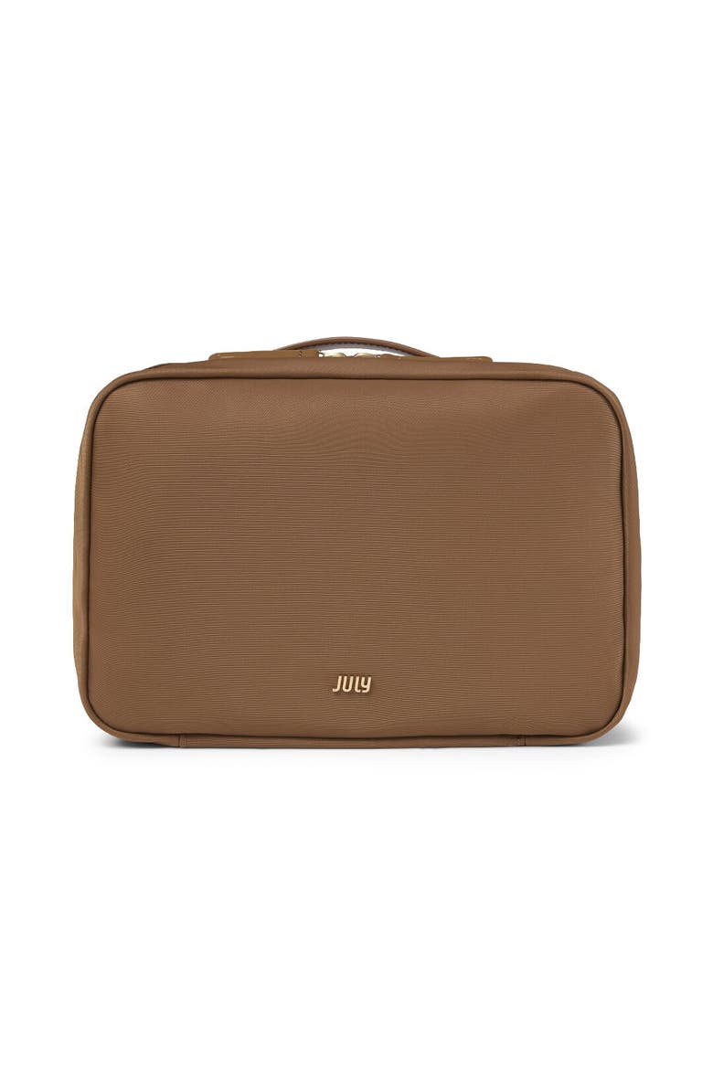 Hanging Toiletry Bag, Main, color, Light Brown