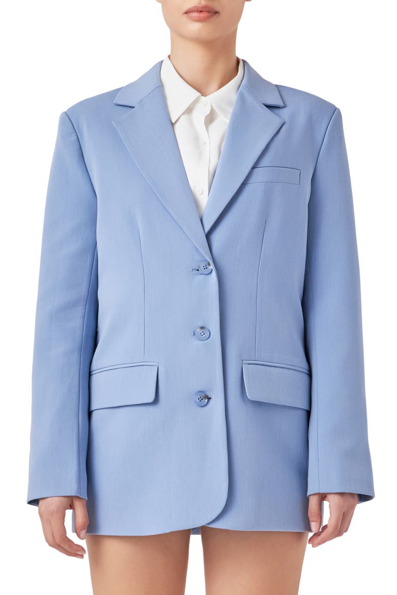 Suit Blazer, Main, color, CLEAN BLUE