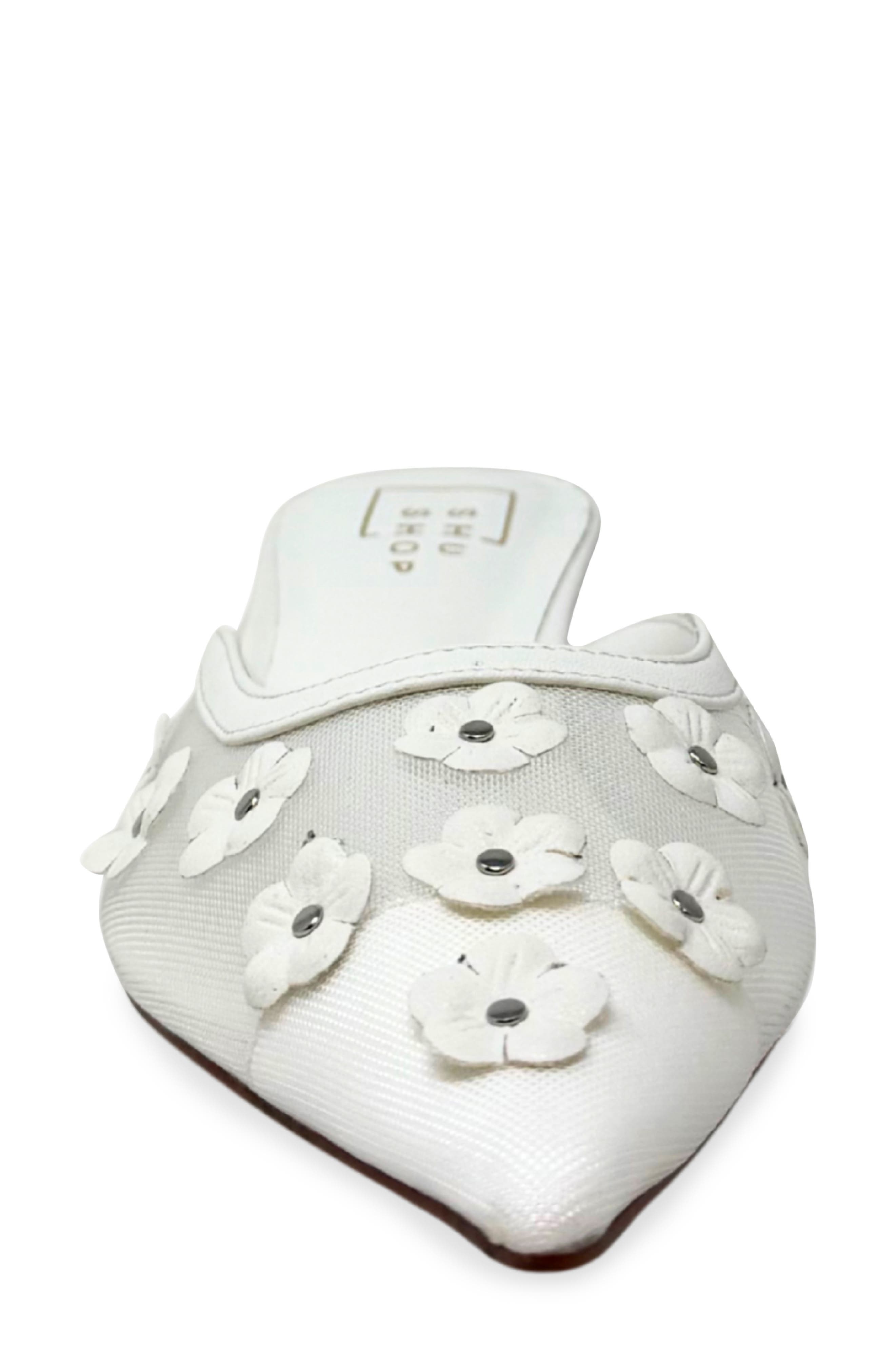 SHUSHOP Norma Mule, Alternate, color, White