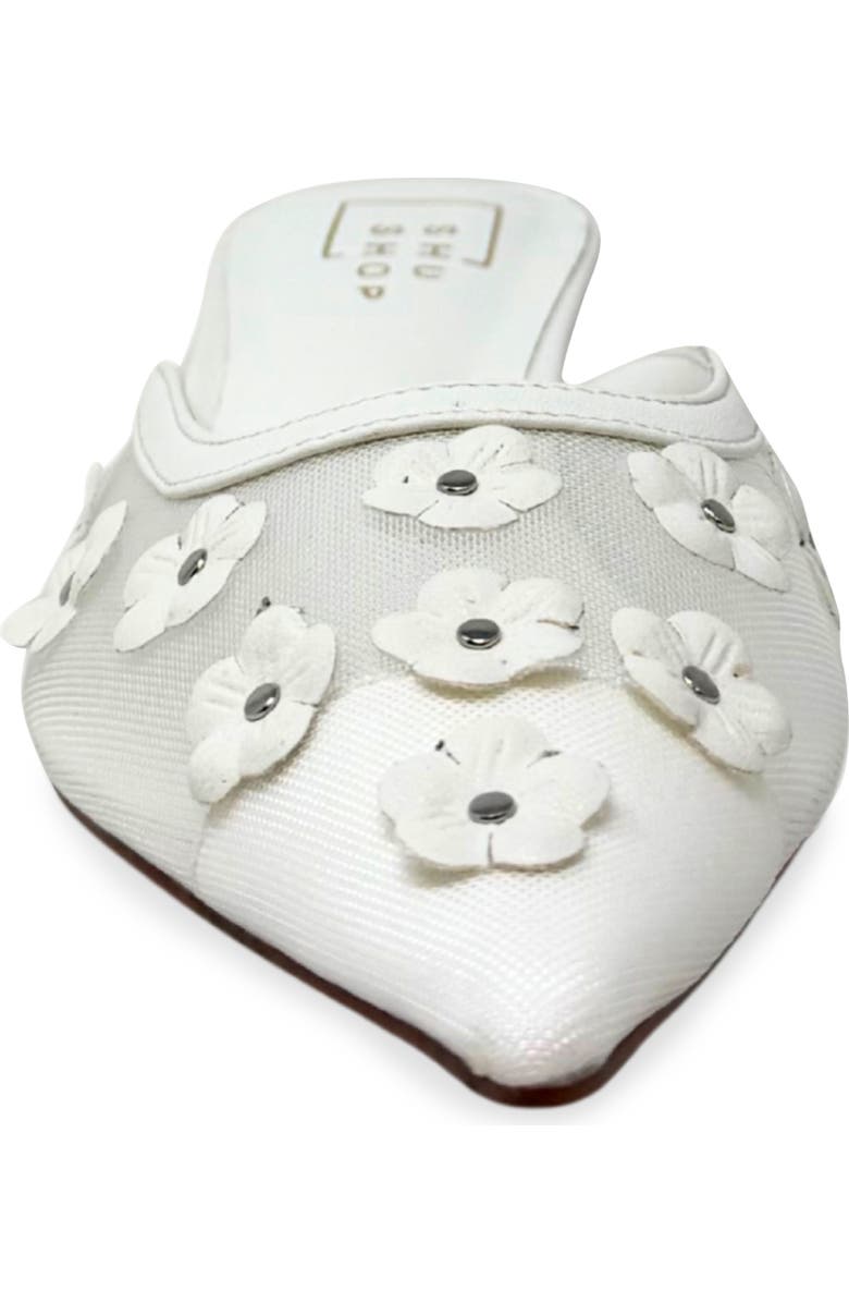 SHUSHOP Norma Mule, Alternate, color, White