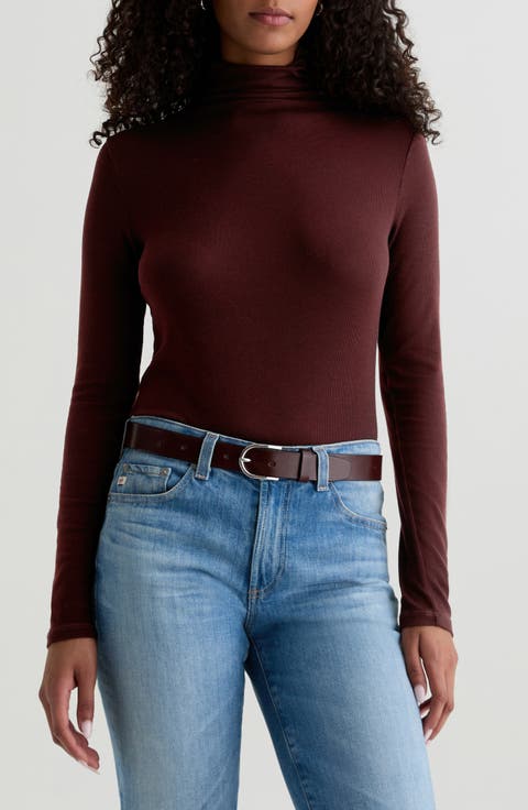 Chels Ribbed Turtleneck Sweater