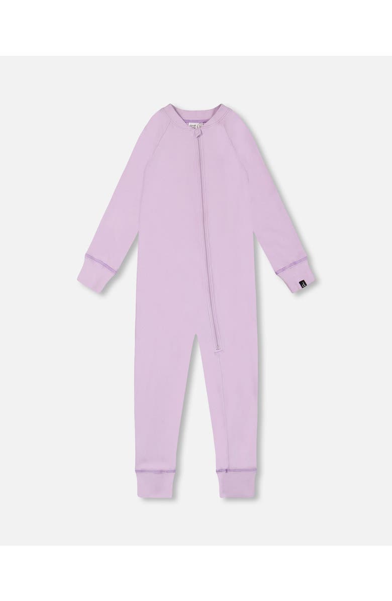 Deux par Deux Baby Girl's One Piece Thermal Underwear Lilac, Main, color, 