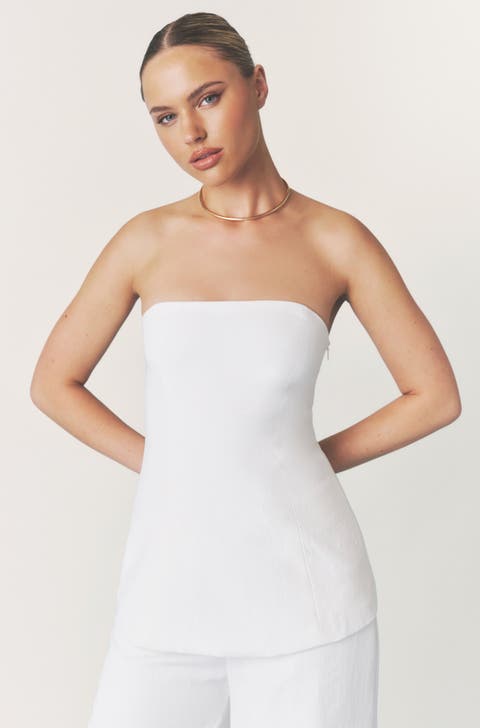 Verity Tailored Bandeau Longline Top