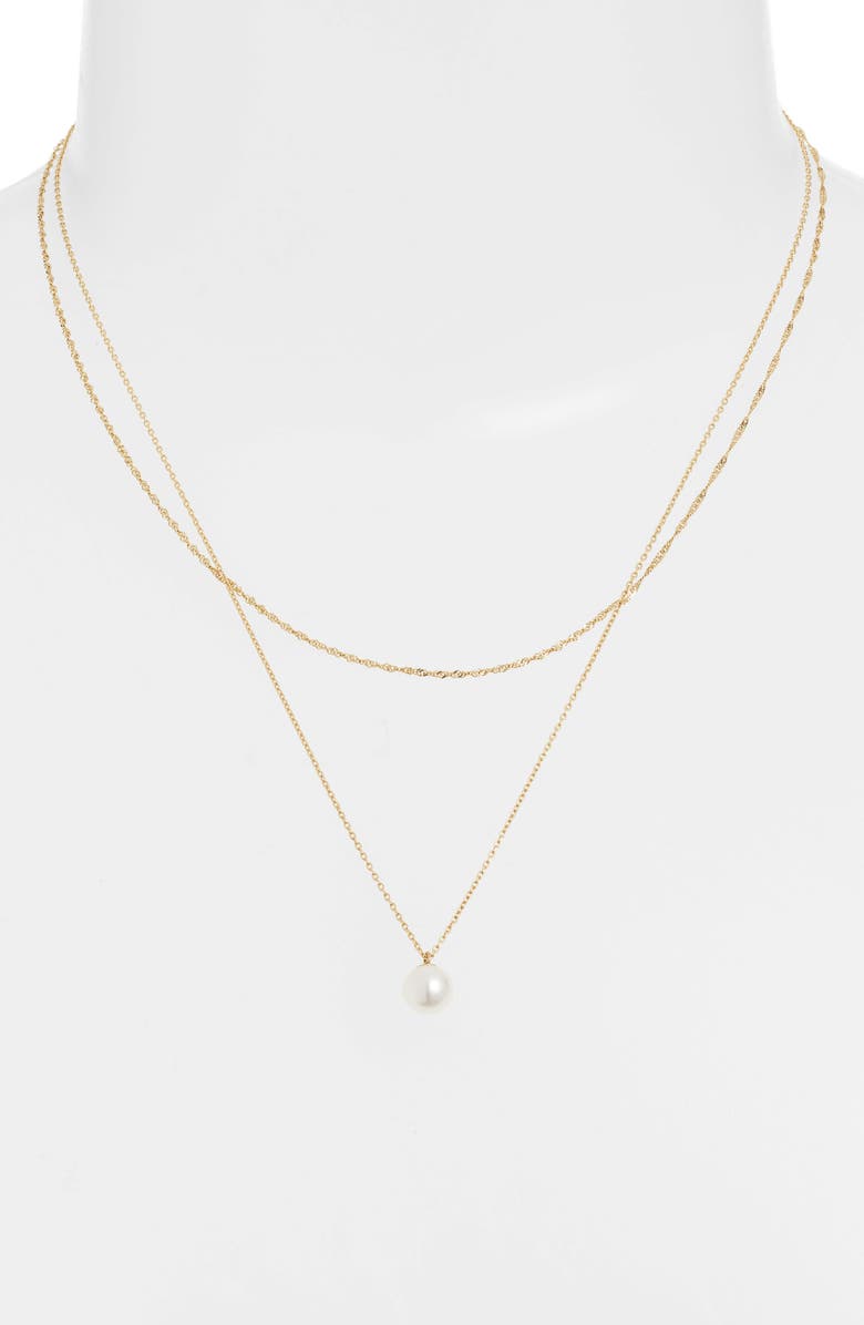 Poppy Finch Pearl Layer Necklace, Alternate, color, 