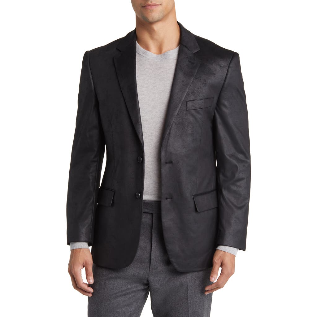 DANIEL HECHTER Norris Faux Suede Blazer in Black  product