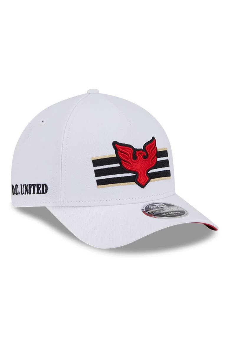 Men's New Era  White D.C. United 2025 Jersey Hook 9FORTY M-Crown Adjustable Hat, Alternate, color, White