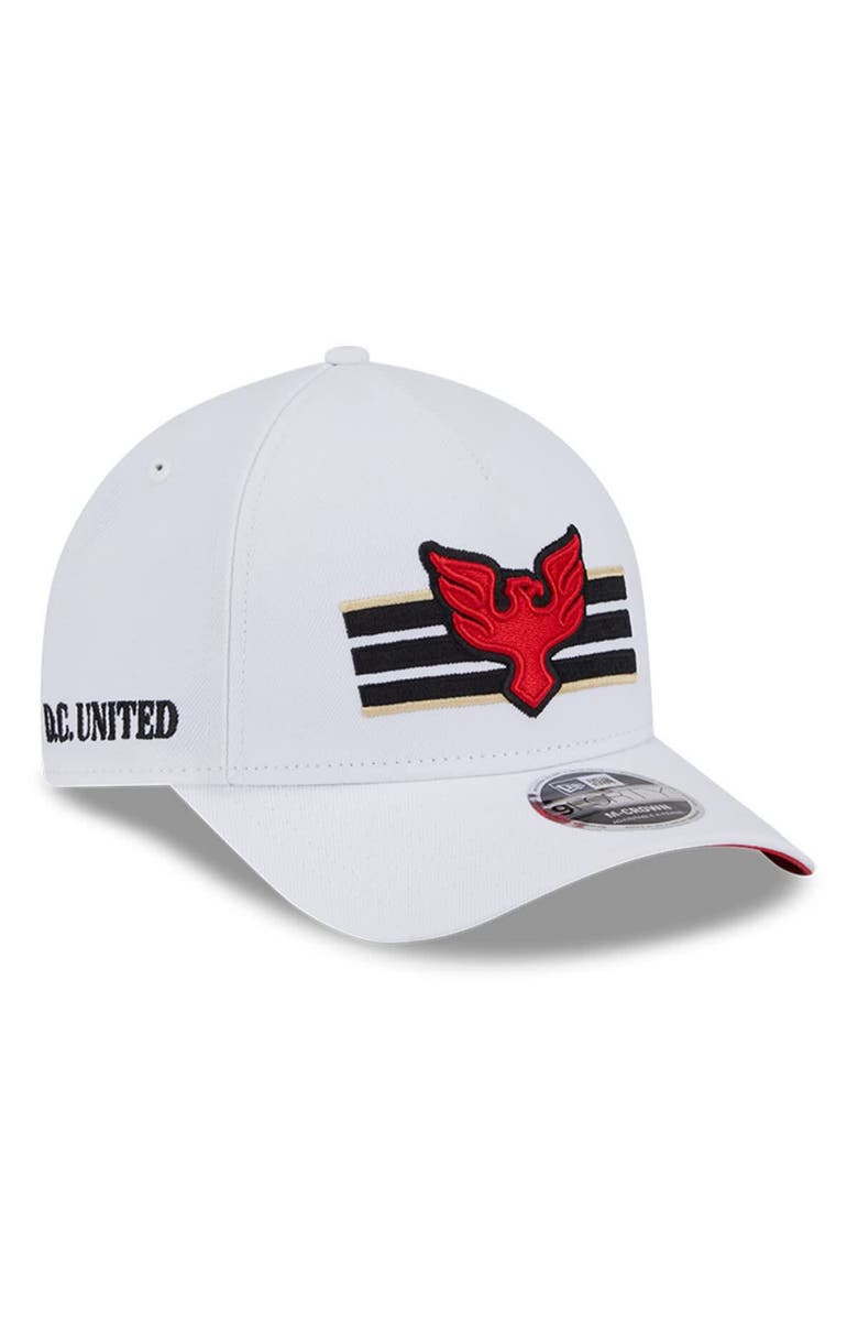 New Era Men's New Era  White D.C. United 2025 Jersey Hook 9FORTY M-Crown Adjustable Hat, Alternate, color, White