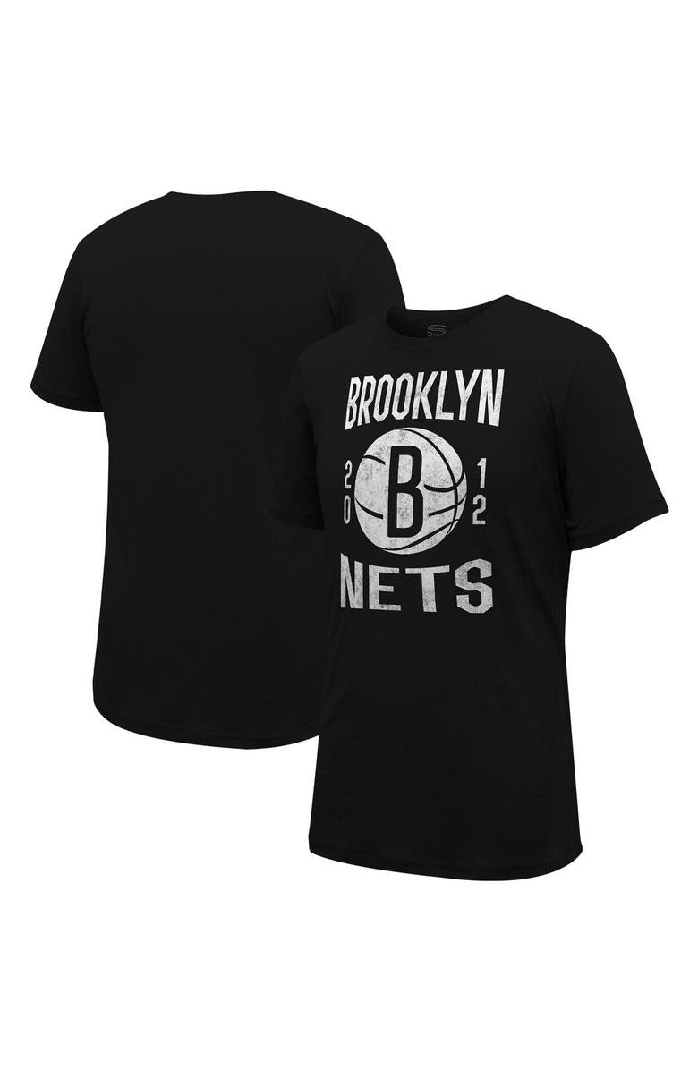 Stadium Essentials Unisex Stadium Essentials  Black Brooklyn Nets City Year T-Shirt, Main, color, Black