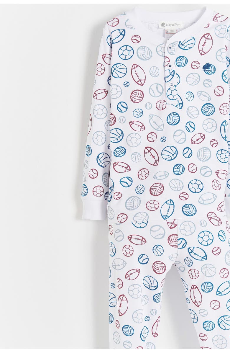 Babycottons Bouncy Snug Long Pajamas for Toddler, Alternate, color, Full-Print