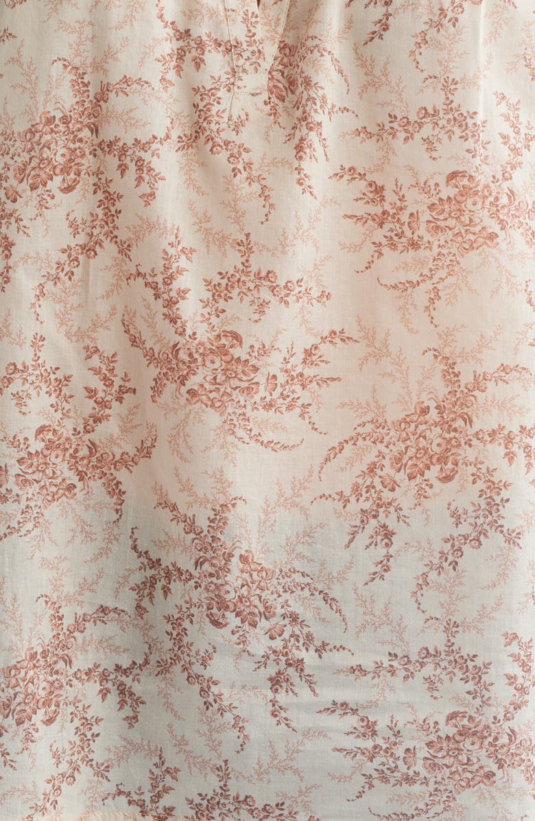 PAIGE Marlena Floral Cotton Top, Alternate, color, Bone / Sunset