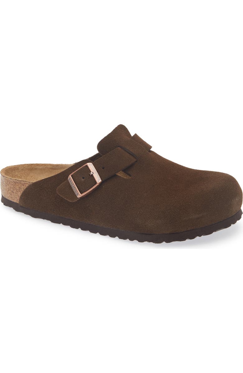 Birkenstock Boston Soft Footbed Clog, Main, color, Mocha