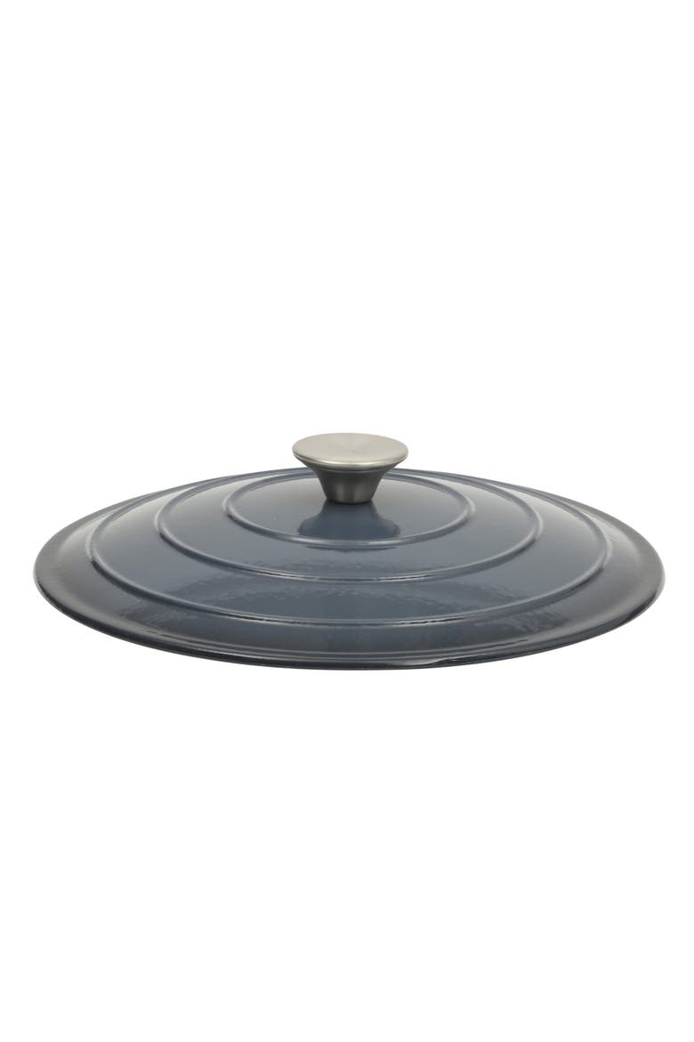 Enameled Cast Iron Dutch Oven with Lid, Alternate, color, Gradient Navy