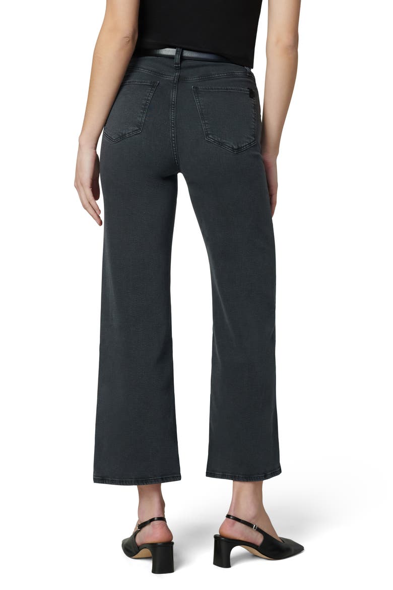 The Mia High Waist Ankle Wide Leg Jeans, Alternate, color, BLACK CAT