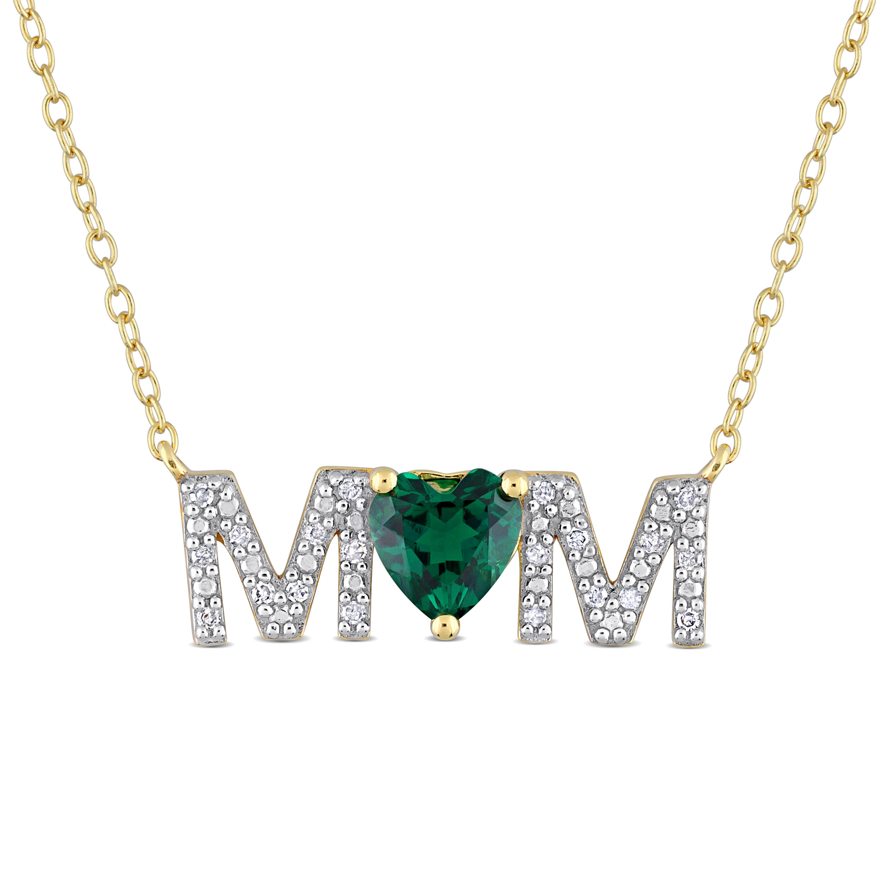 Emerald/Yellow-Plated