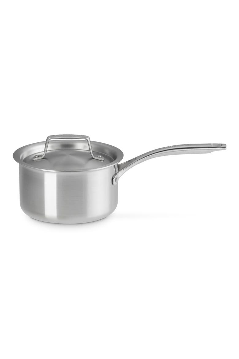 2-Quart Essential Stainless Steel Saucepan, Main, color, STAINLESS STEEL