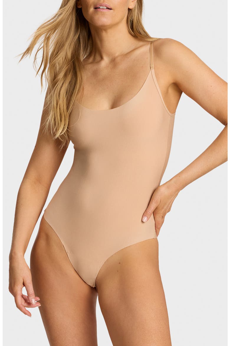 Butter Cami Bodysuit, Main, color, BEIGE