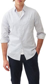 Rodd & Gunn Samson Bay Sports Fit Diamond Print Cotton Button-Up Shirt