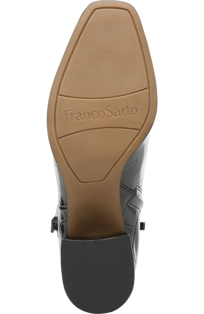 Franco Sarto Tenton Croc Embossed Bootie, Alternate, color,