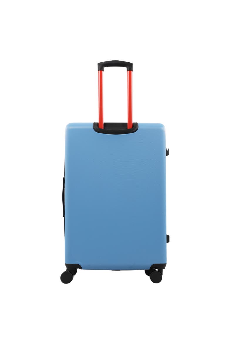 Molded U 30.5" Expandable Hardside Spinner Luggage, Alternate, color, BLUE