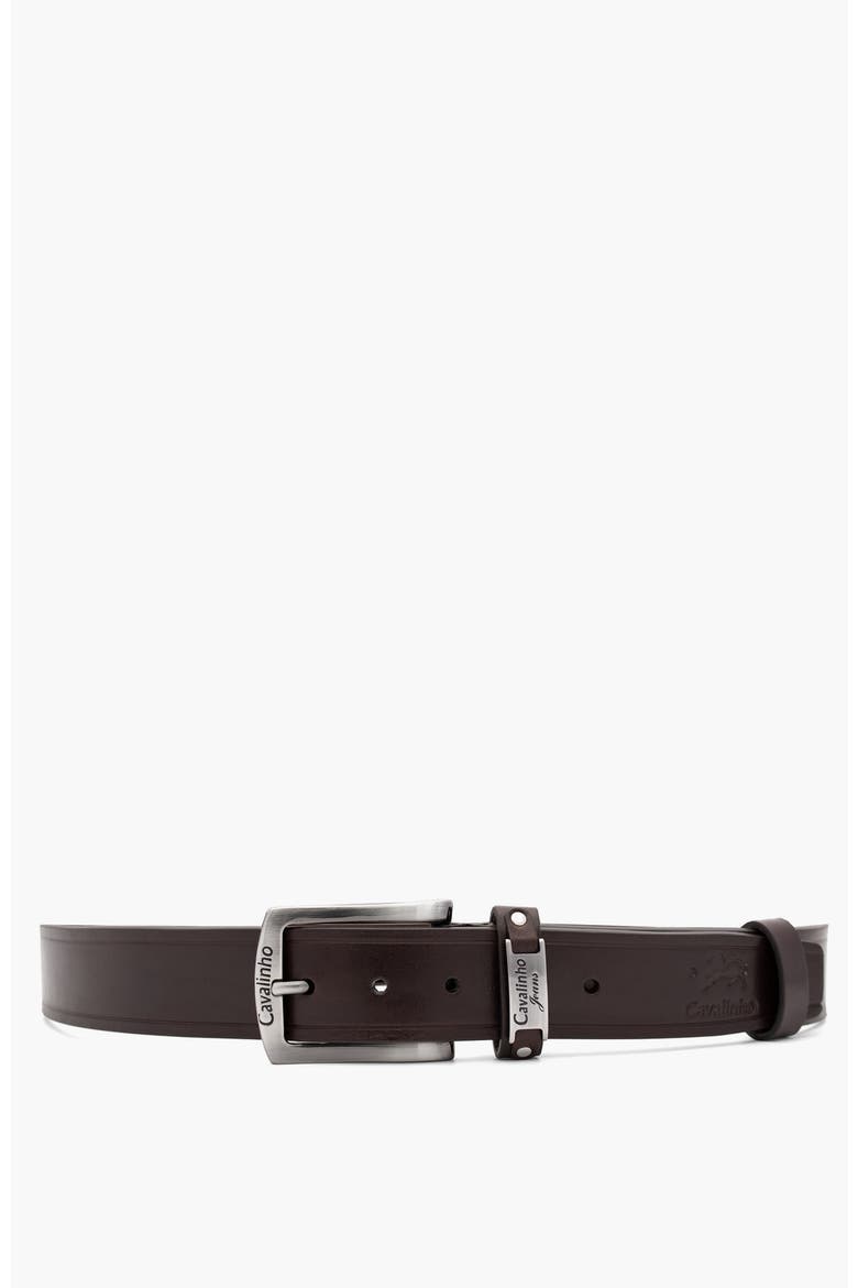 Gentleman 512 Leather Belt, Main, color, Brown