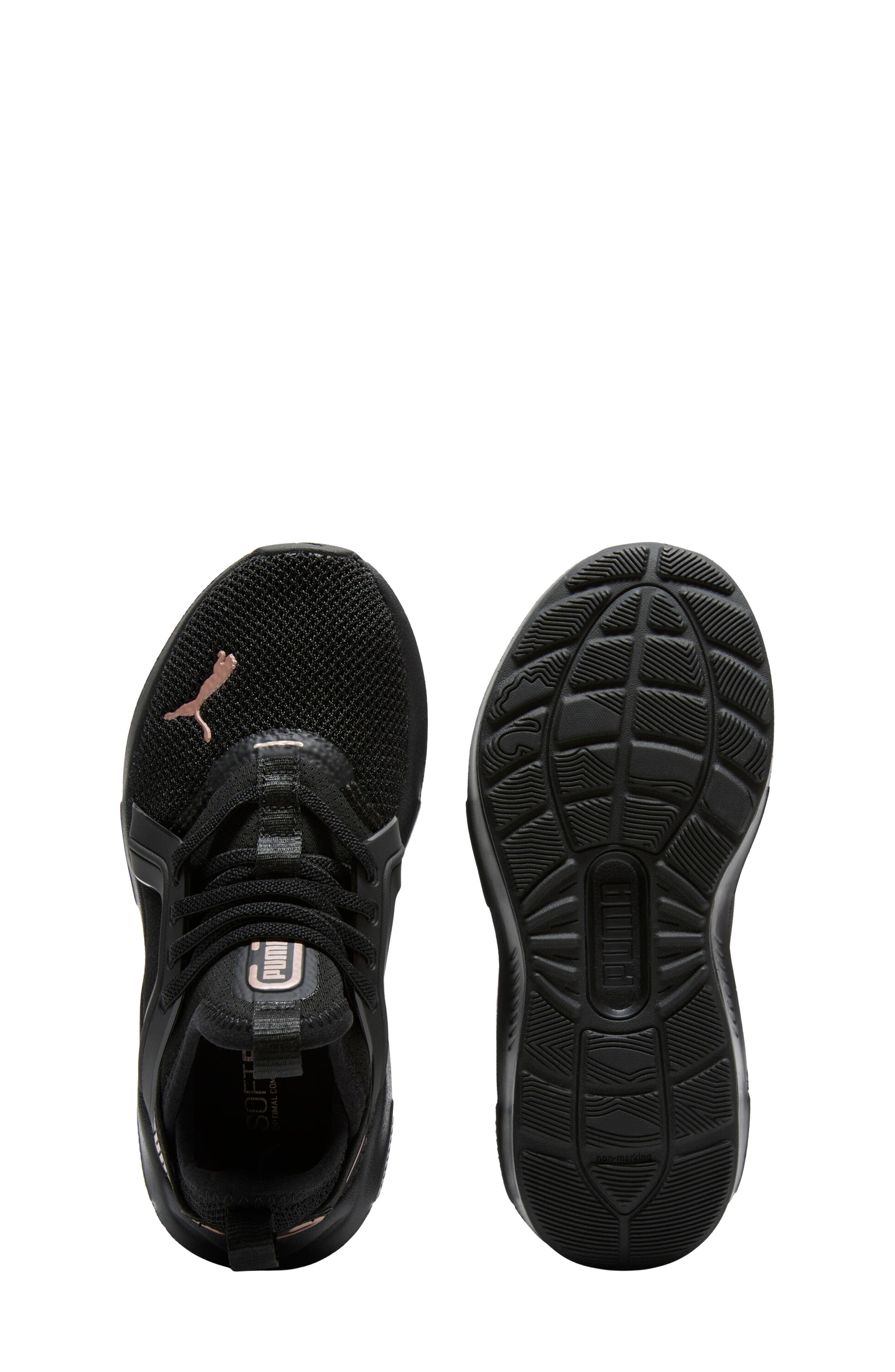 Kids' Softride Enzo 5 Sneaker, Alternate, color, PUMA BLACK/ ROSE GOLD