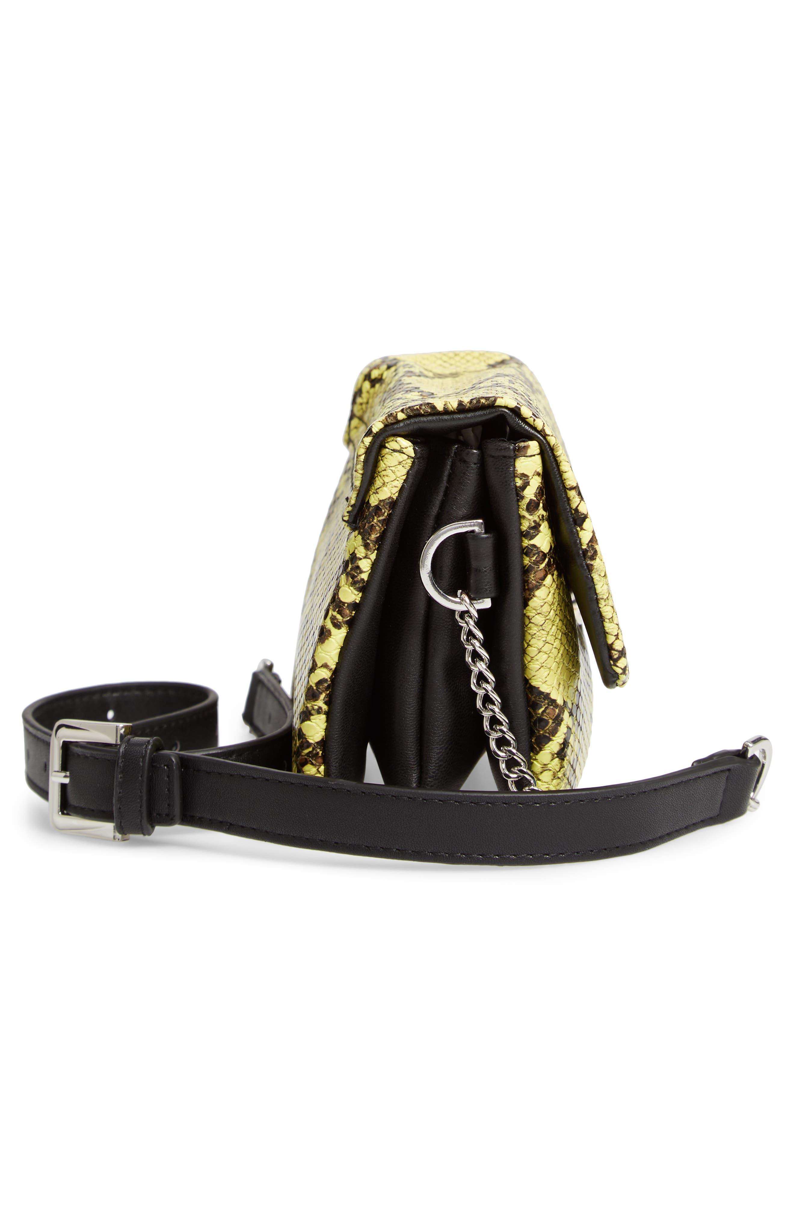 Topshop Beau Belt Bag, Alternate, color, 