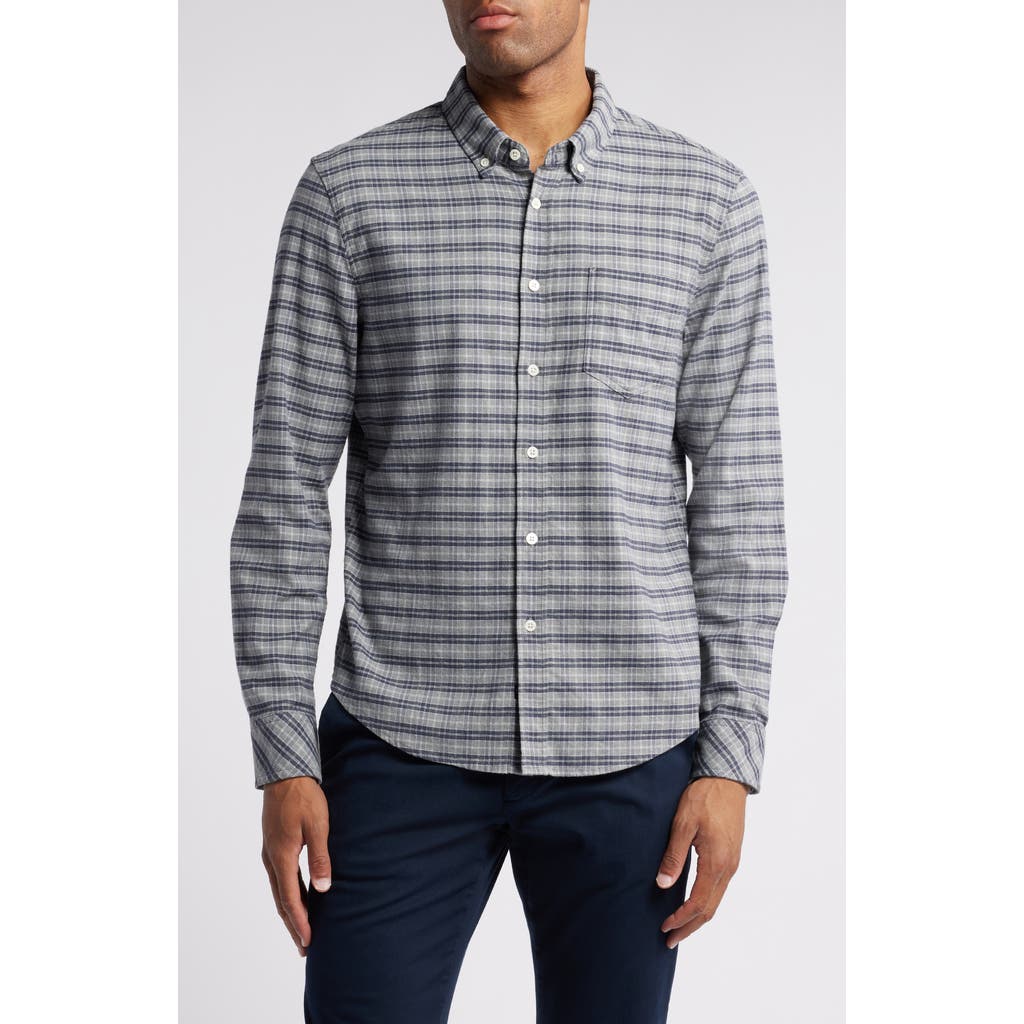 RAILS RAILS REID CHECK COTTON FLANNEL BUTTON-DOWN SHIRT