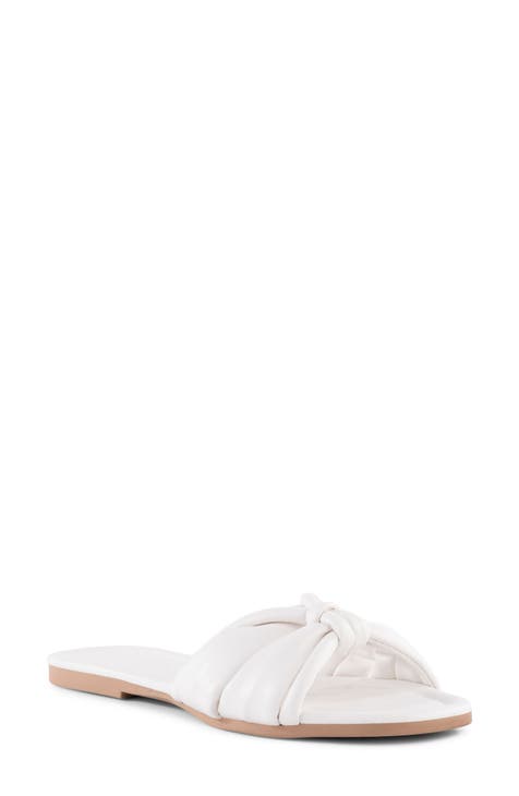 Next shops white flat sandals