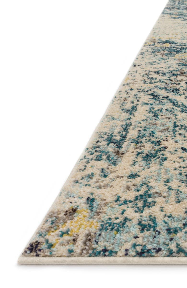 LOLOI Nadia Rug - Aqua/Navy - 5' x 8', Alternate, color, 