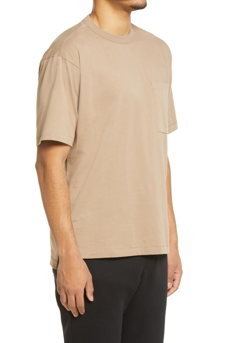 Unisex Cotton Pocket T-Shirt, Alternate, color, TAN DESERT