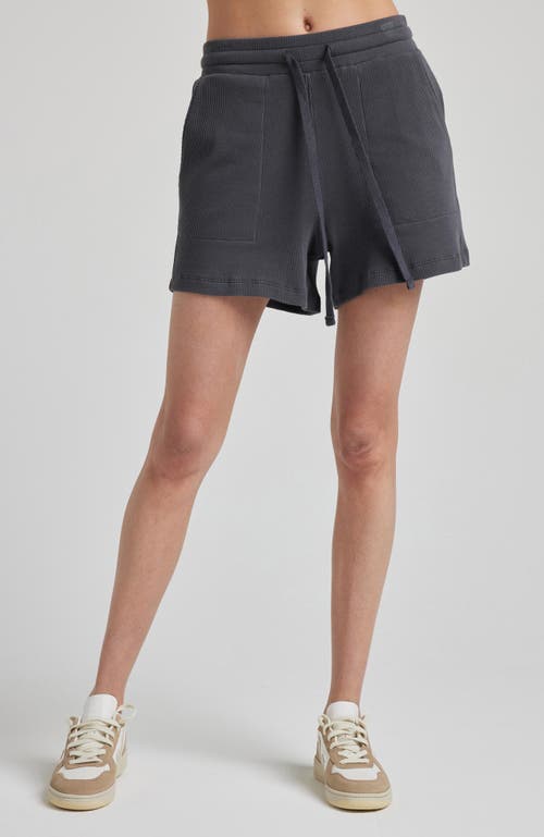 Losano Organic Cotton Drawstring Short in Charcoal at Nordstrom, Size X-Small