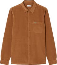 Lacoste Regular Fit Corduroy Button-Up Shirt