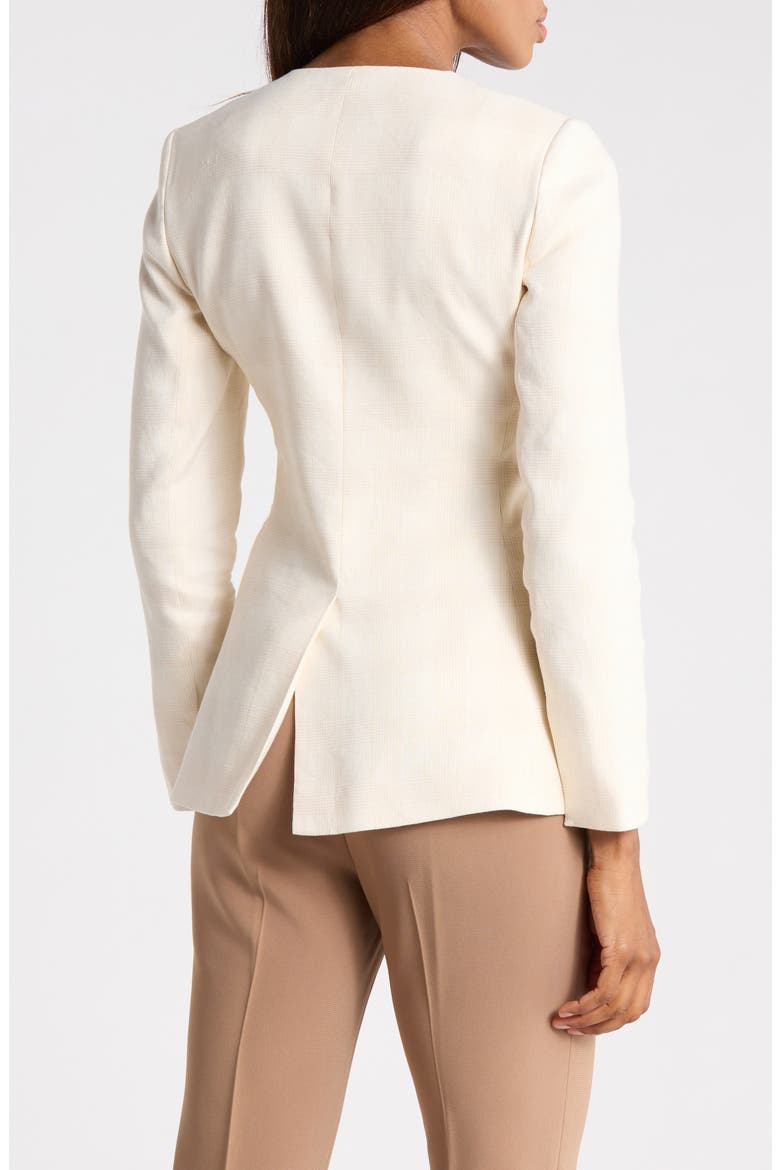 Modern Check Jacket, Alternate, color, BEIGE MULTI