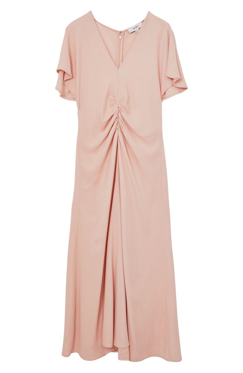 Reiss Rowe Dolman Sleeve Jersey Midi Dress, Alternate, color, Pale Pink