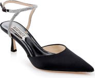 Badgley Mischka Collection Autumn Pointed Toe Ankle Strap Pump