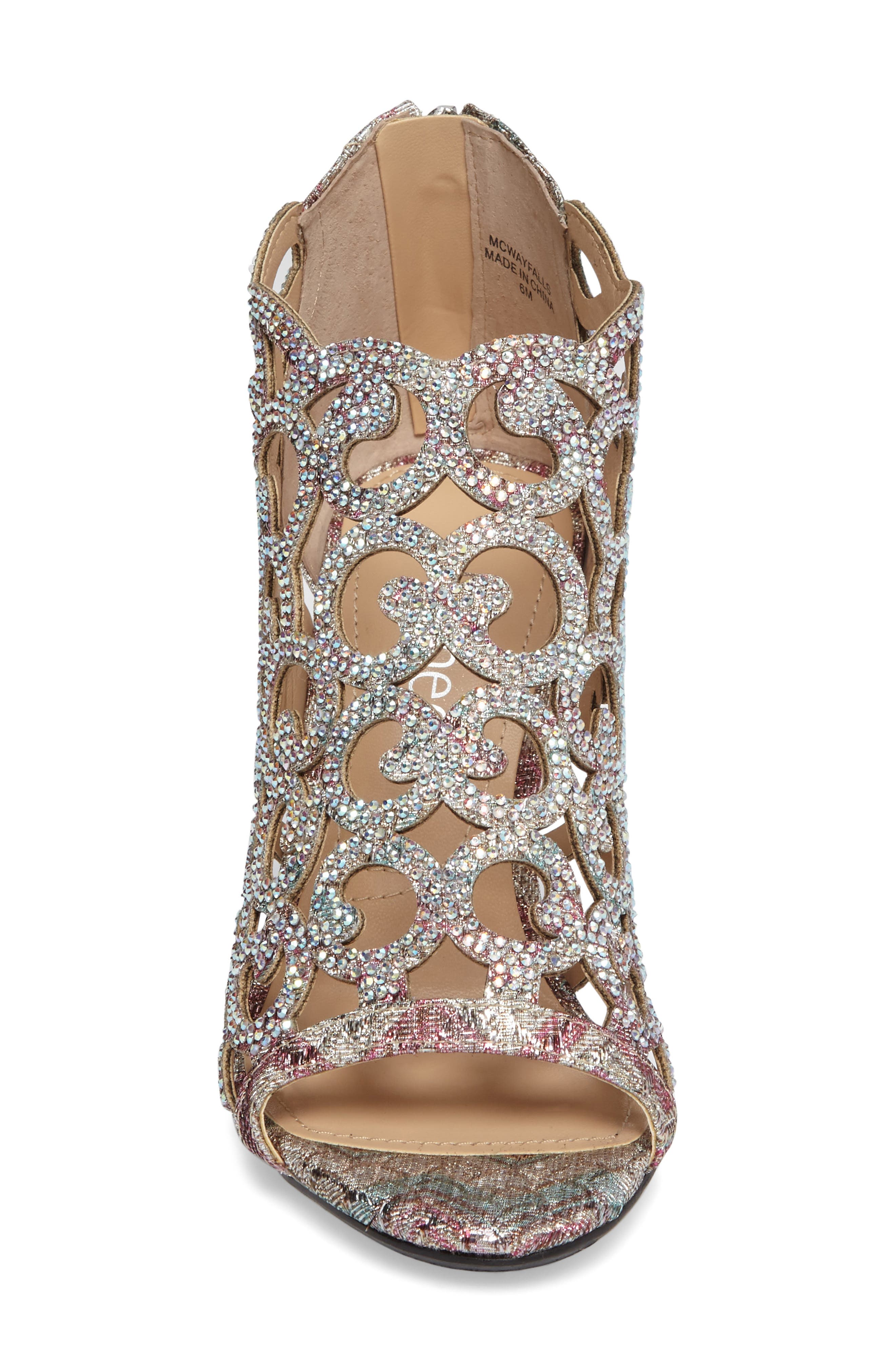 J. Reneé McWayfalls Peep Cutout Bootie, Alternate, color, 