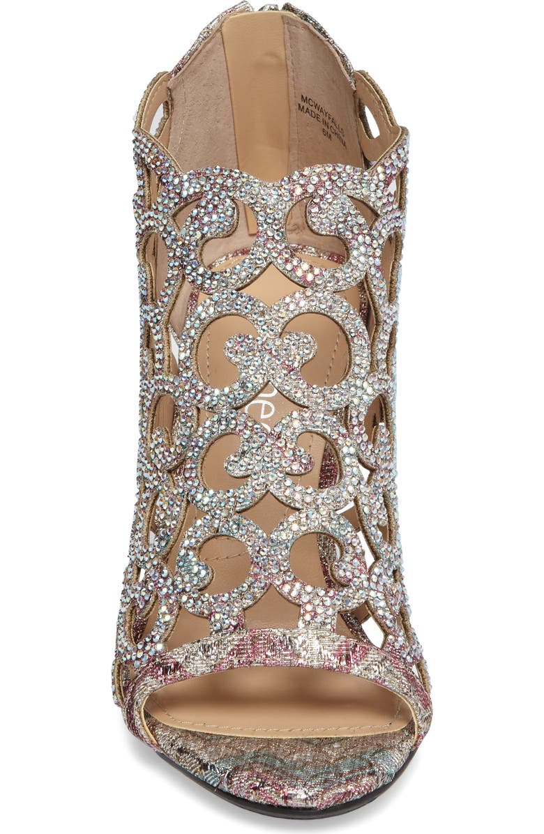 J. Reneé McWayfalls Peep Cutout Bootie, Alternate, color,