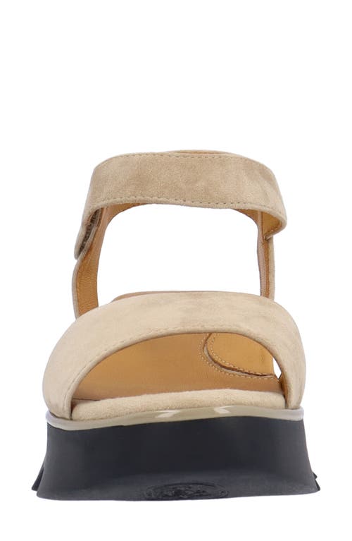 L'amour Des Pieds Halsten Sandal In Taupe