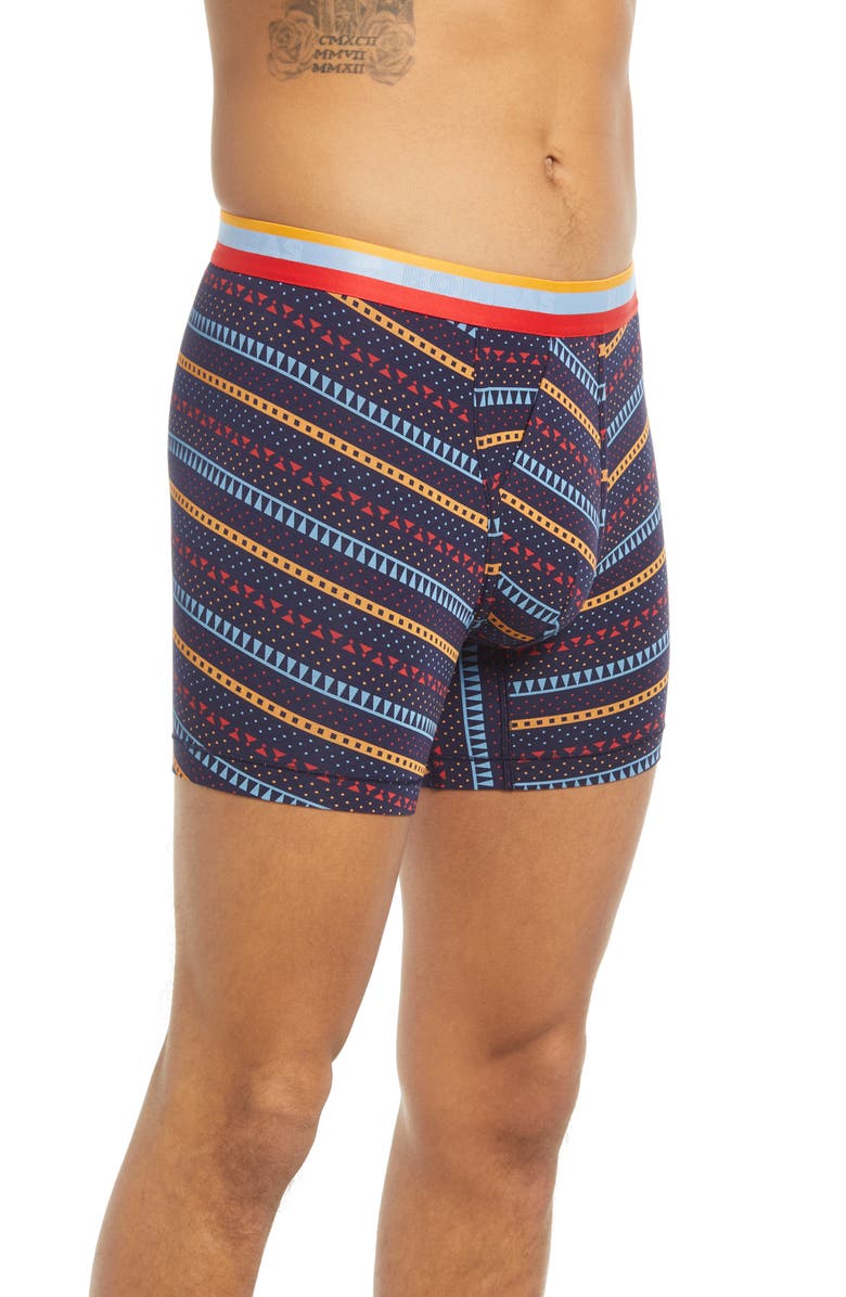 Bombas 3-Pack Cotton Modal Fair Isle Stripe Boxer Briefs, Alternate, color,