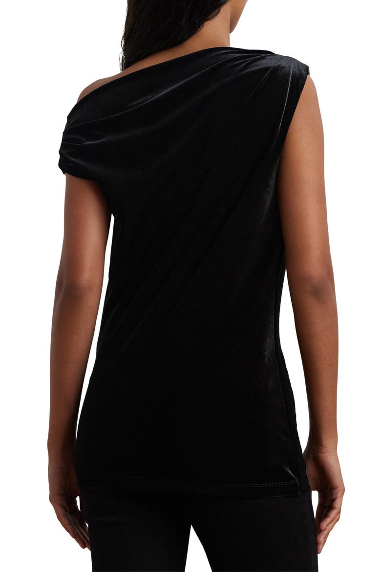 Stretch Velvet Top, Alternate, color, BLACK VELVET
